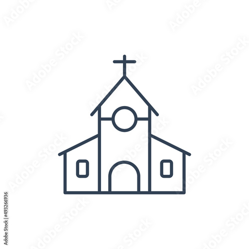 chruch icons symbol vector elements for infographic web