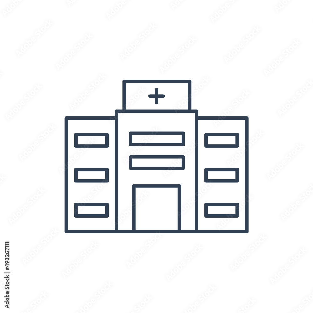 Hospital icons symbol vector elements for infographic web Hospital icons symbol vector elements for infographic web