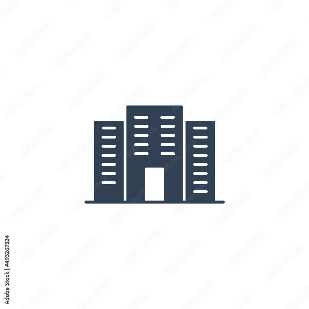 Office Building  icons  symbol vector elements for infographic web