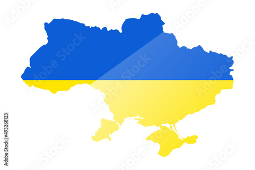 map of ukraine vector illustration