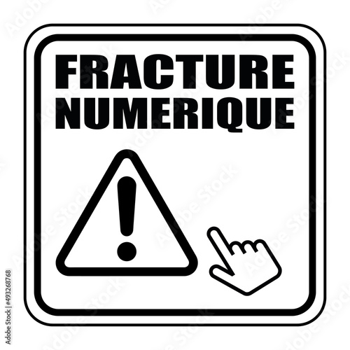 Logo fracture numérique.