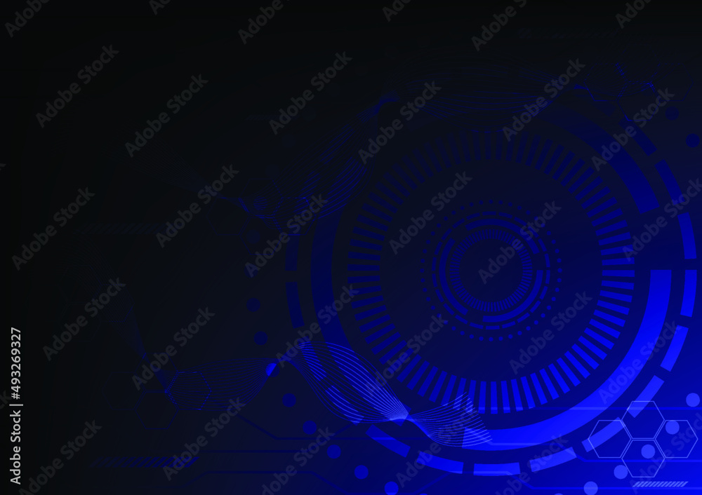 Abstract modern technology science background blue tone Abstract modern technology science background blue tone