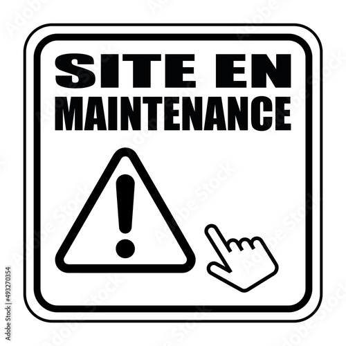 Logo site en maintenance.