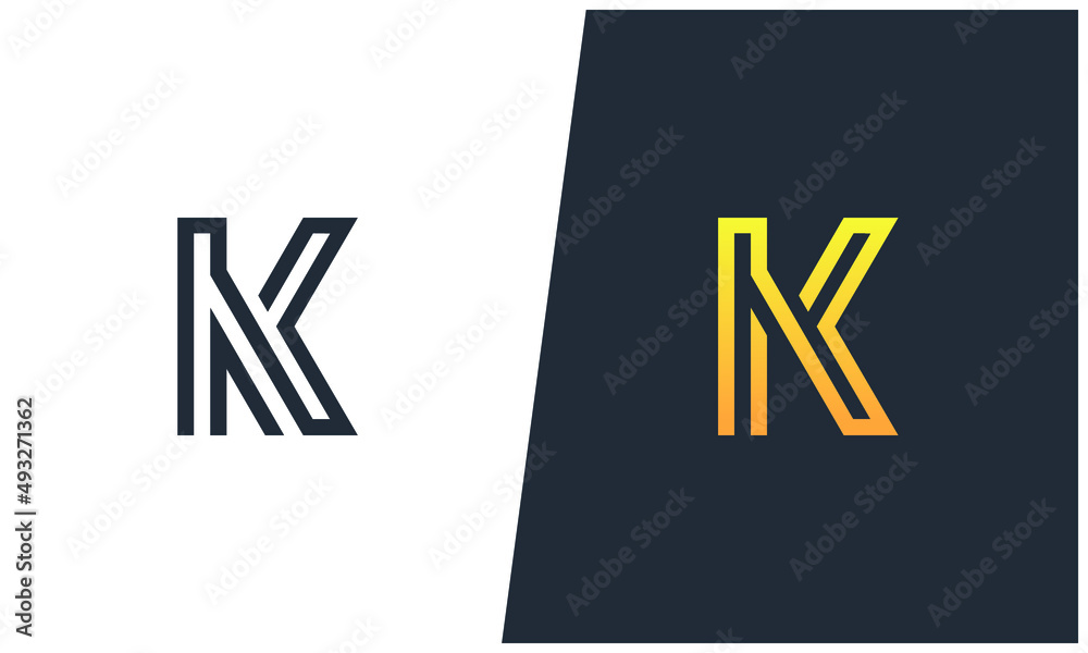 K Letter Monogram Logo Vector Design v.3 K Letter Monogram Logo Vector Design v.3
