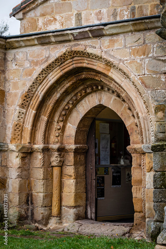 church of Santa Mar  a La Mayor  Romanesque  12th century  Villacantid Cantabria  Spain