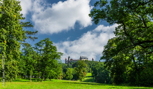 Blick auf die Veste Coburg in Oberfranken
