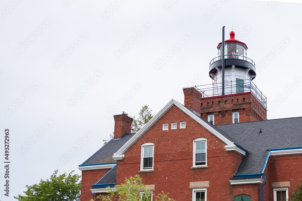 custom made wallpaper toronto digitalBig Bay Point Lighthouse, Michigan, Upper Peninsula, USA