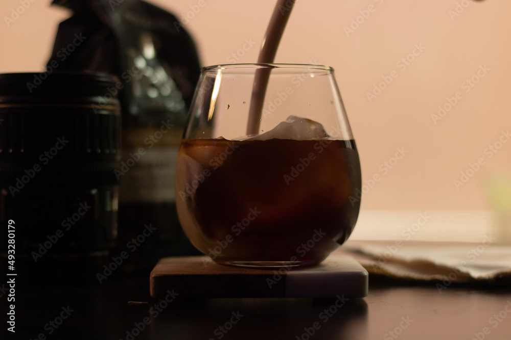 glass of cola glass of cola