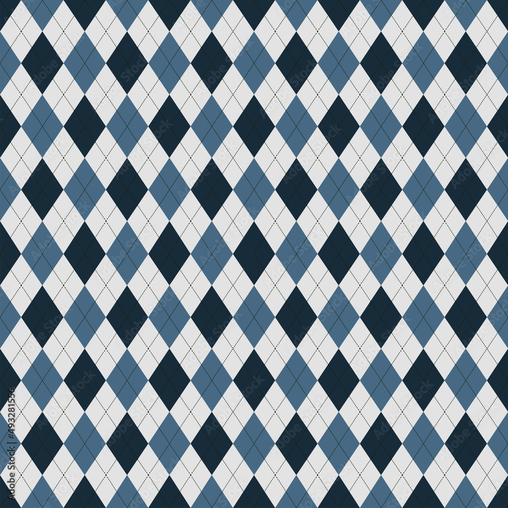 Seamless tablecloth pattern with rhombus. Vector Seamless tablecloth pattern with rhombus. Vector