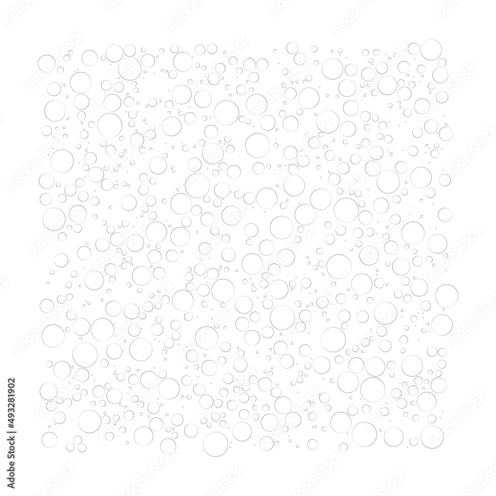 Random circles vector pattern, texture