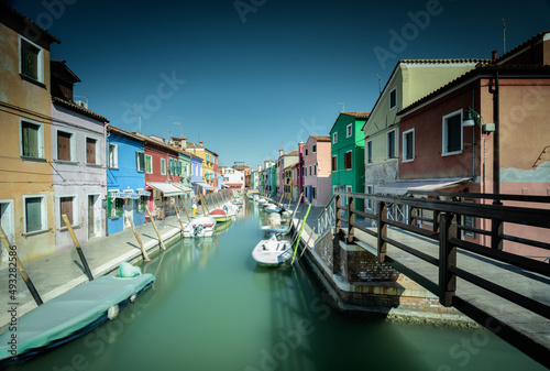 Colourful Houses on Burano Island, Venice, Italy  © MargaretClavell