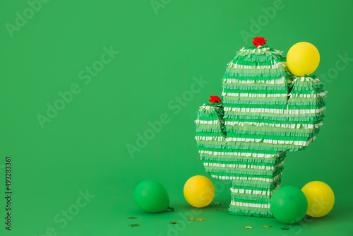 Mexican pinata in shape of ...