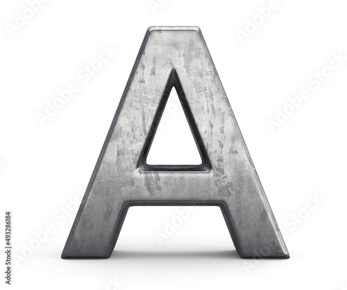 Steel letter A