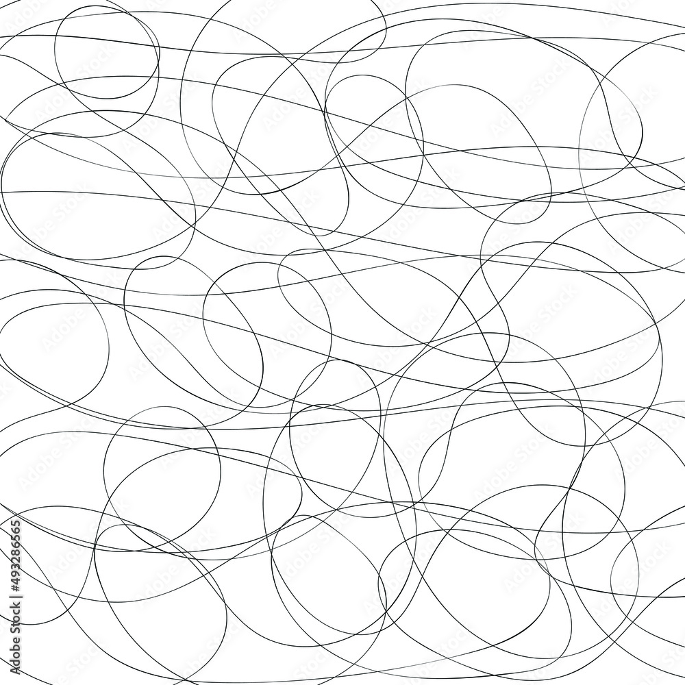Freehand Black Lines Texture On White Background Freehand Black Lines Texture On White Background