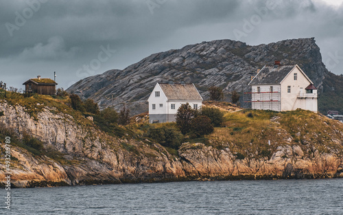 Island in Bodø with old houses
