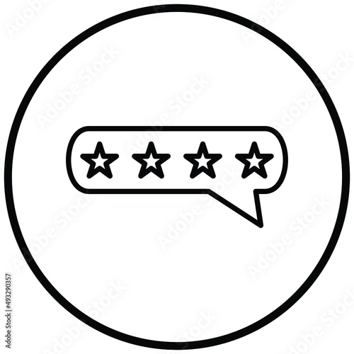 Vector Design Positive Review Icon Style