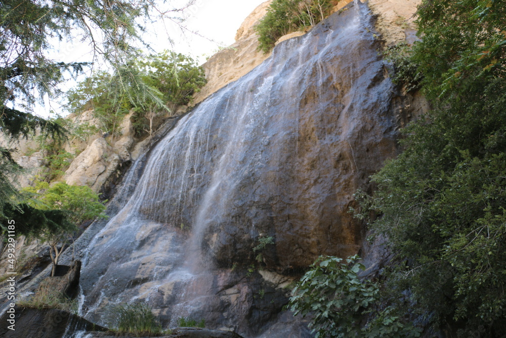 Obraz premium historical waterfall in the center of amasya