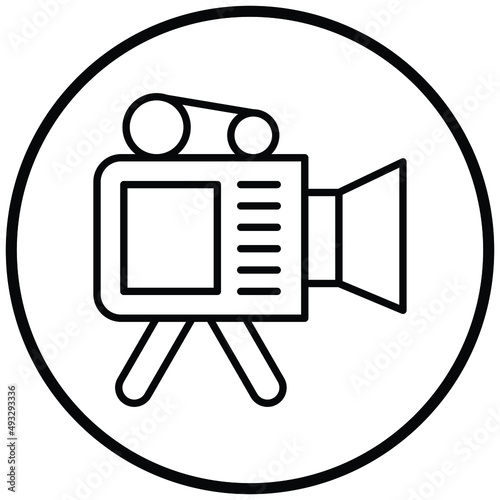 Vector Design Video Camera Icon Style