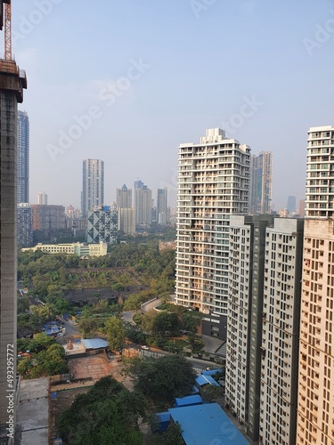 General view Mumbai city of architecture design MARCH 15, 2022 Mumbai metro city Indian,