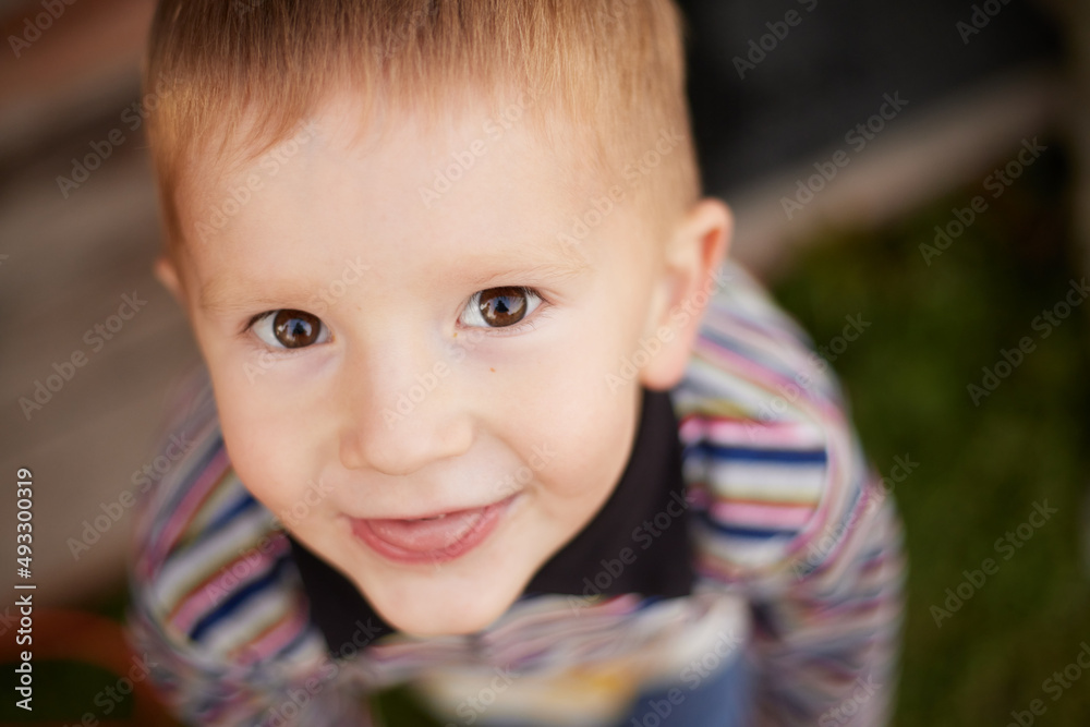 Portrait of a cute little boy Portrait of a cute little boy