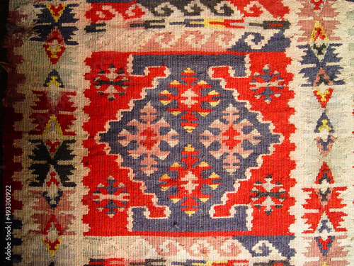 Fotografie Patterns on Bosnian Carpet