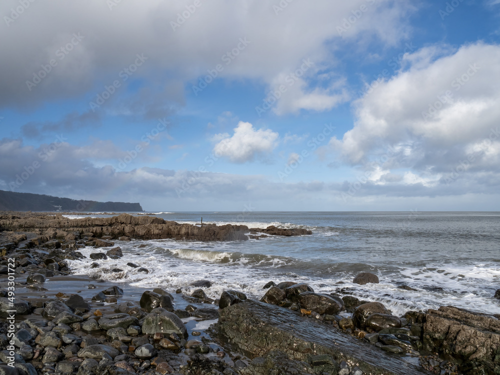 View from Bucks Mill beach, north Devon coast. View from Bucks Mill beach, north Devon coast.