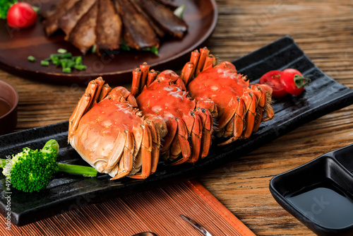 Fresh Seafood Hairy Crab photo