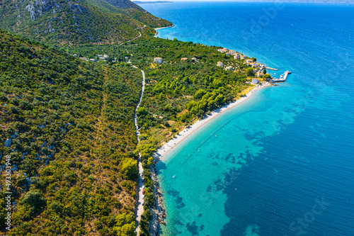 Przepiękna plaża nad Adriatykiem 