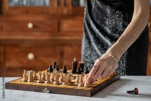 Setting Up Chessboard photo