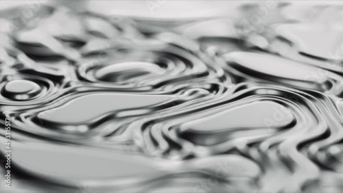 Abstract Liquid Wave, 4k 3d Animation