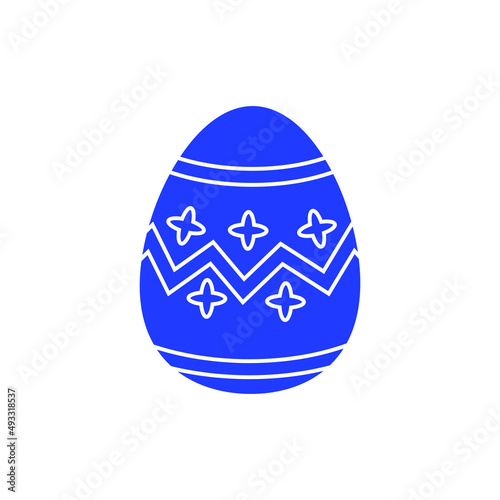 Easter egg icon vector. Easter illustration sign collection. egg symbol or logo. 
