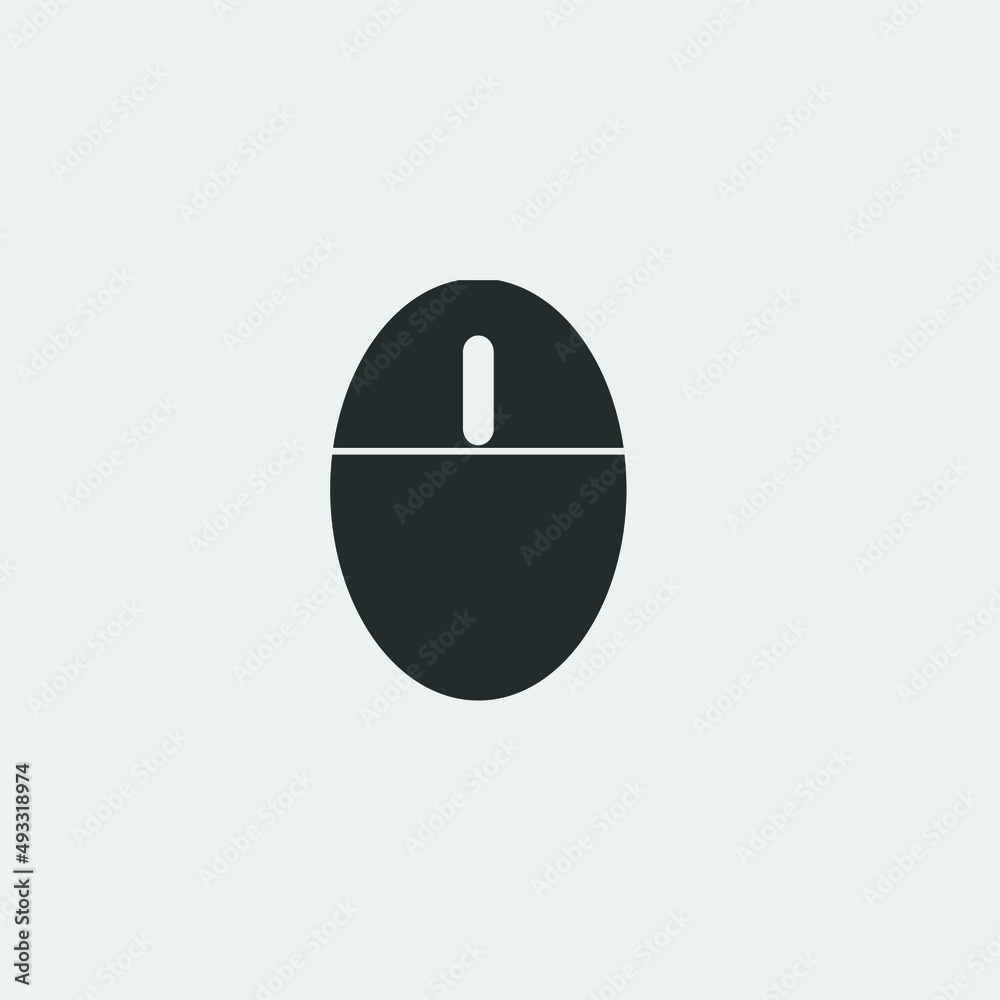 Mouse vector icon illustration sign Mouse vector icon illustration sign