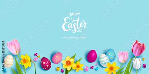Beautiful blue background