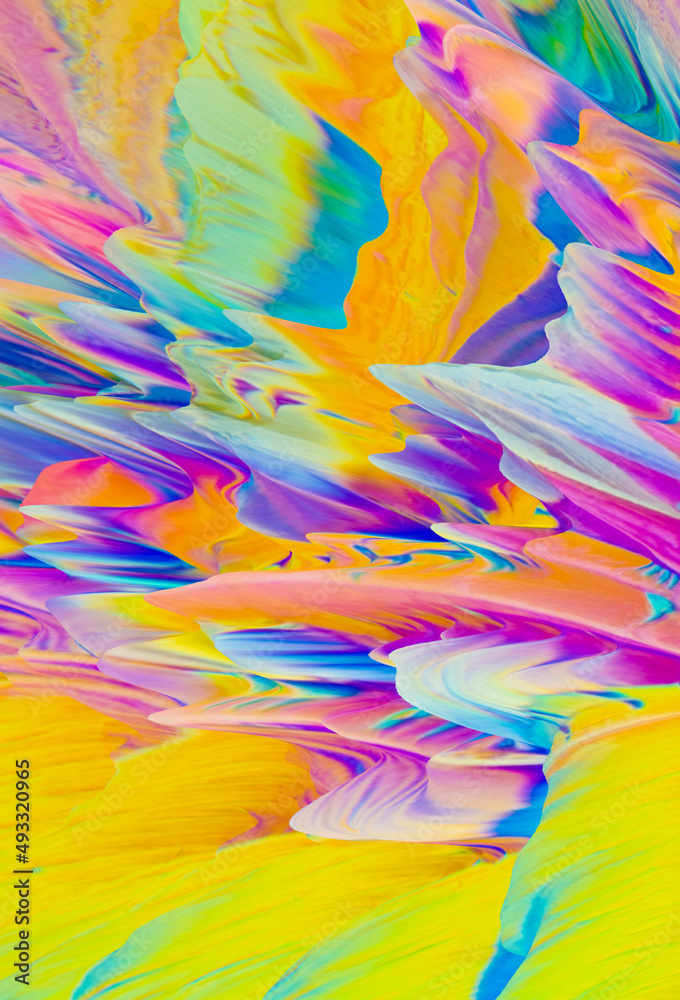 3D extruded abstract shapes 3D extruded abstract shapes