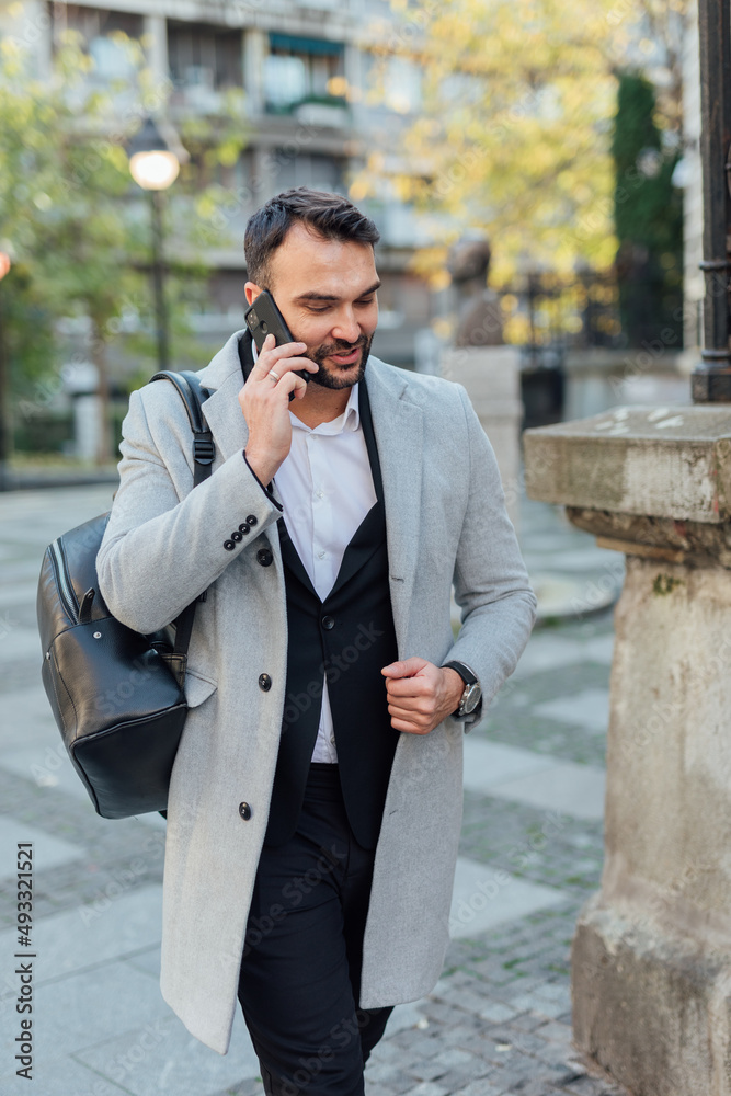 Businessman Talking On the Phone Businessman Talking On the Phone