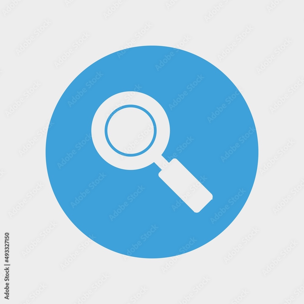 Search_glass vector icon illustration sign Search_glass vector icon illustration sign