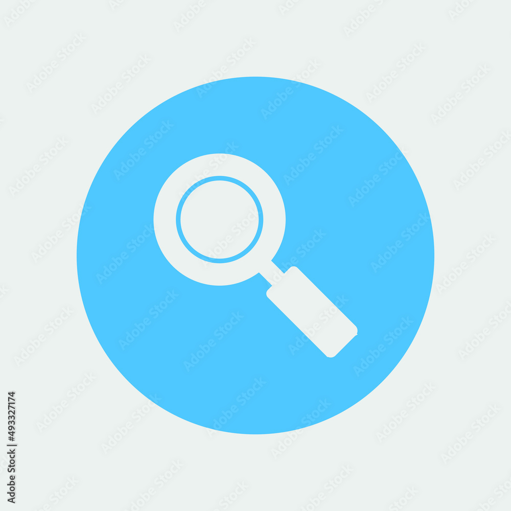 Search_glass vector icon illustration sign Search_glass vector icon illustration sign