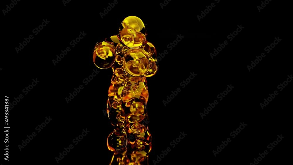 Honey Monster Dancing, Hip Hop Dancing, 3d render, loop animation Honey Monster Dancing, Hip Hop Dancing, 3d render, loop animation