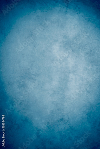 Classic blue photography studio portrait background for headshots and portraiture photos and more.