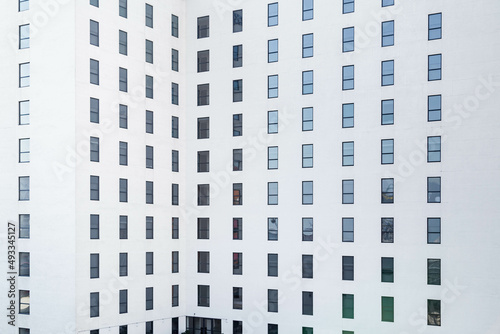 minimalist white building 