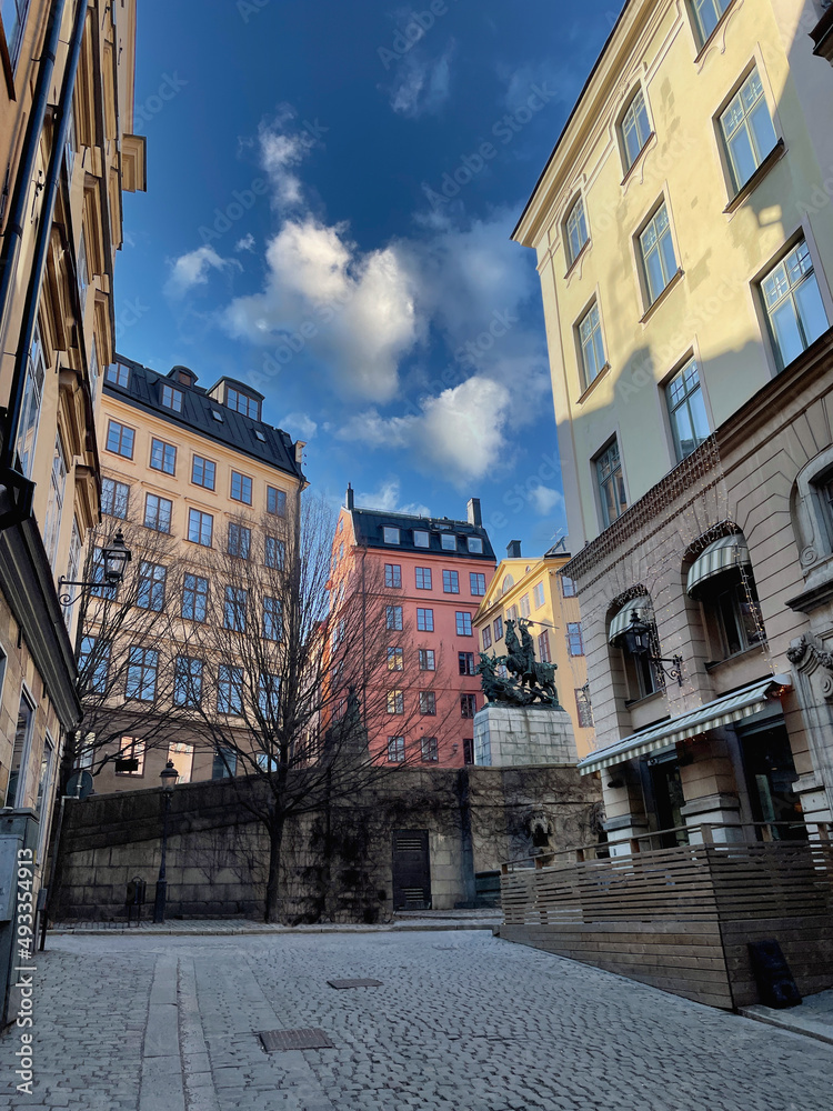 Fototapeta premium Old Town Stockholm
