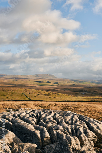 Pen-y-ghent at sunset photo