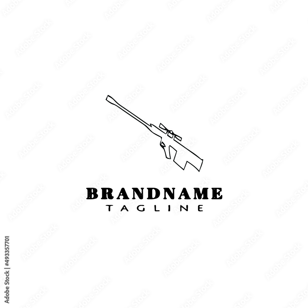 gun design logo template icon creative illustration gun design logo template icon creative illustration
