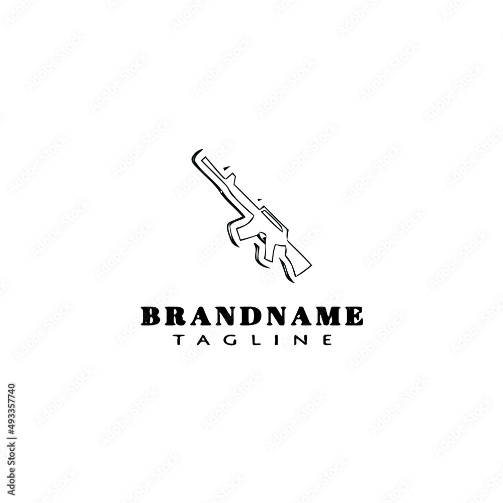 gun design logo template icon creative illustration gun design logo template icon creative illustration