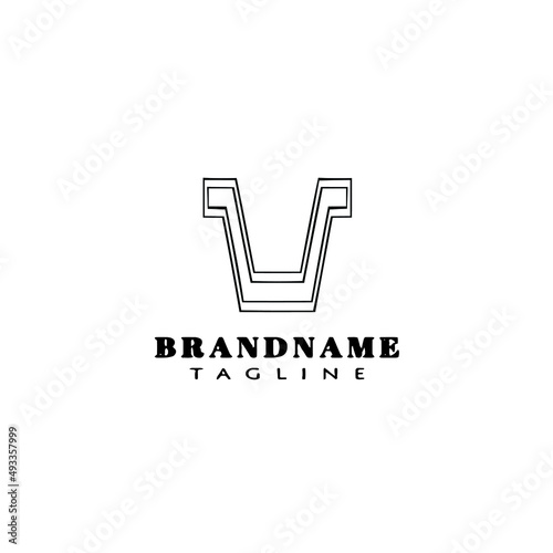 gutter logo cartoon icon design template black isolated vector illustration
