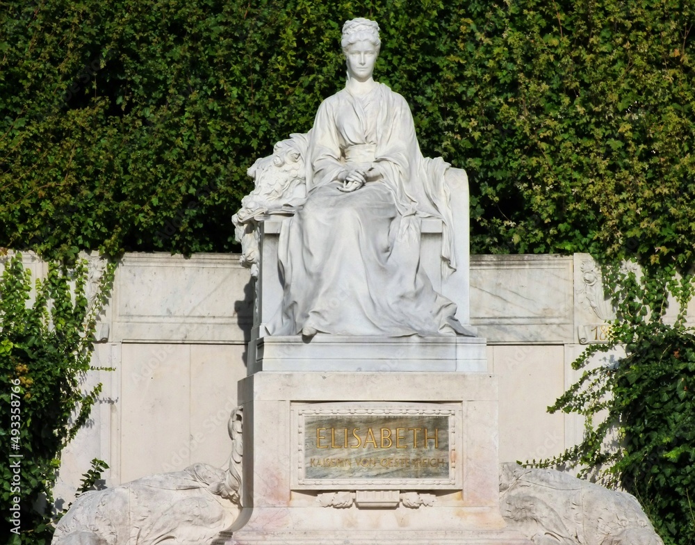 Pomnik Sisi Wiedeń Austria - obrazy, fototapety, plakaty 