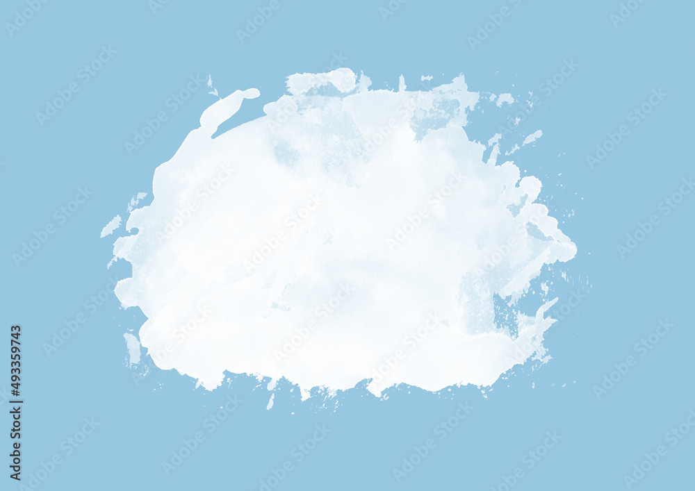 Retro cloud, great design for any purposes on blue background. Abstract retro texture. Fantasy cloud, great design for any purposes.