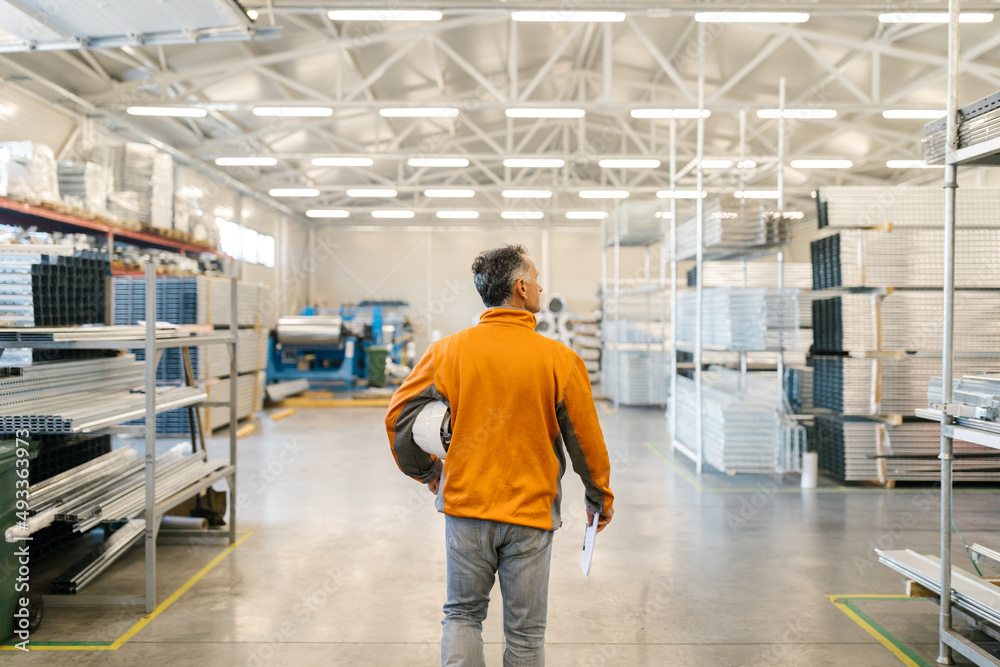 Worker In A Warehouse Worker In A Warehouse