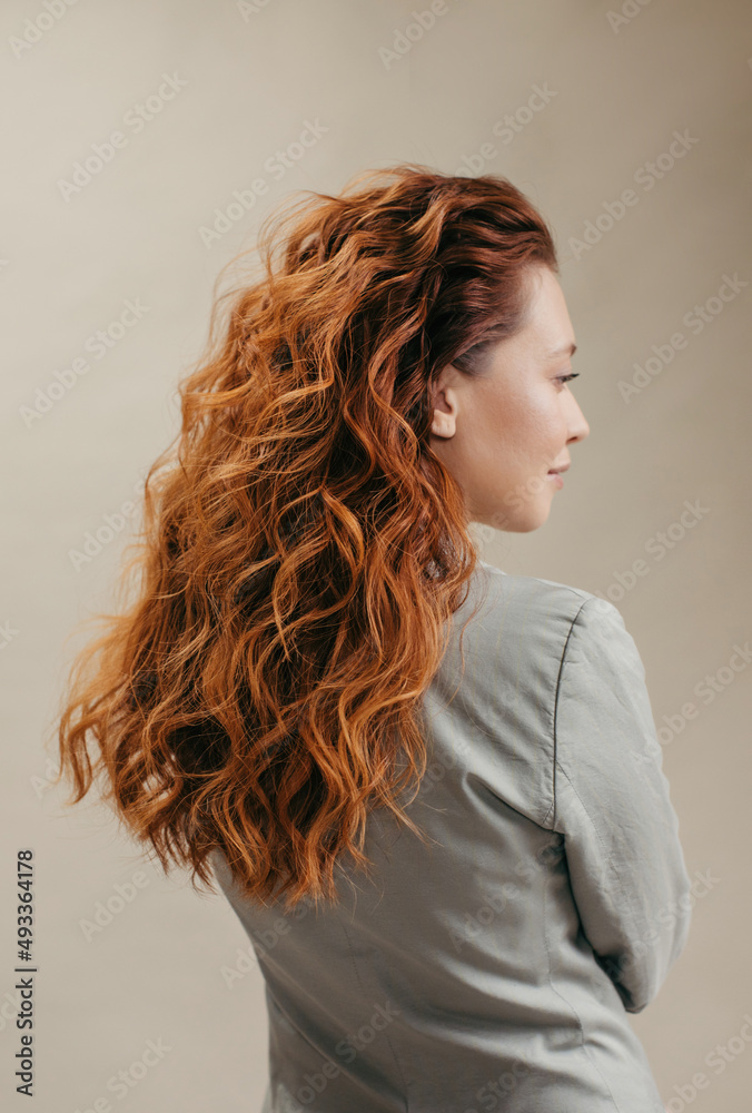 Beautiful red curly hair Beautiful red curly hair