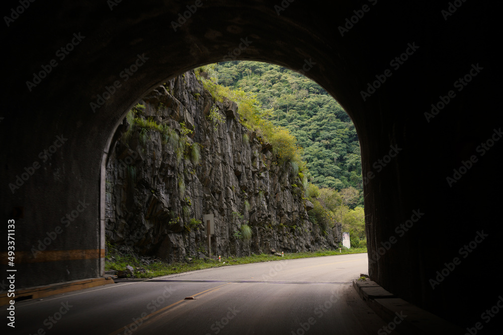 Beautiful view of Tunnel entrance.